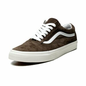 新品 VANS バンズ ヴァンズ US企画 OLDSKOOL Pig Suede オールドスクール ピッグスウェード ブラウン 茶 スニーカー US8（26cm）