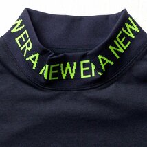 新品 ニューエラゴルフ モックネックシャツ ミッドネック Tシャツ 半袖ゴルフシャツ 吸汗速乾 ネイビー 紺 XXL 2XL メンズ NEWERA GOLF_画像2