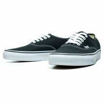 新品 VANS バンズ US アメリカ企画 オーセンティック AUTHENTIC 定番 Black 黒白 メンズ スニーカー US7.5（25.5cm）_画像3