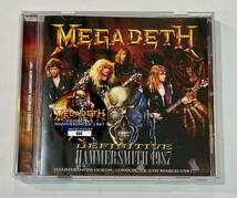 [プレスCD] Definitive Hammersmith 1987 MEGADETH メガデス Dave Mustaine デイブ・ムステイン_画像1