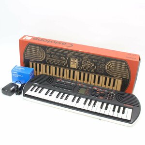 032)【美品】CASIO 電子ピアノ Casiotone カシオトーン SA-81 44鍵盤/音色100種類内蔵 別売アダプター付属