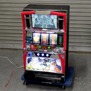 T789) 【1円スタ/動作OK/東京・神奈川限定】自社配送/直取 エウレカセブンZ 2009年 パチスロ実機 スロット キー有り コイン不要機