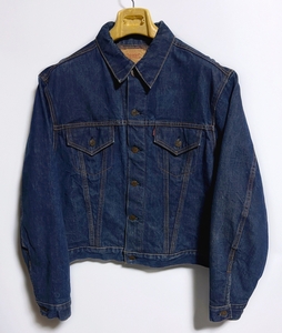 60s 超 ビッグサイズ LEVI’S BIGE 71205 0317 デニムジャケット 48 BIG E ビッグE ヴィンテージ USA製 オリジナル ブランケット 70505