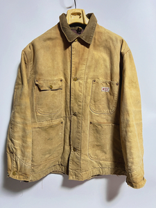 60s ヴィンテージ Cロゴボタン Carhartt ブランケット付き カバーオール ジャケット 襤褸 USA製 カーハート 