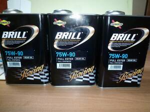 Sunoco BRILL GEAR OIL 754W-90 スノコ　ブリル　ギア　オイル　1L×３缶 新品