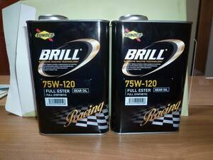 Sunoco BRILL GEAR OIL 754W-120 スノコ　ブリル　ギア　オイル　1L×２缶　 新品