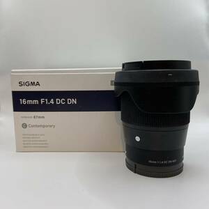 シグマ SIGMA 16mm F1.4 DC DN Contemporary Eマウント ソニーE用 ミラーレス