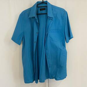  Prada PRADA short sleeves shirt blue 