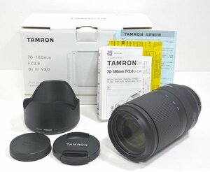 ★新品同様！TAMRON タムロン 70-180mm F2.8 DI III VXD SONY Eマウント用 望遠ズームレンズ 元箱付！★