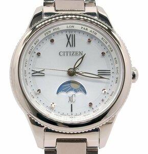 ★箱保付！新品同様！CITIZEN シチズン xC クロスシー EE1004-57A チタニアハッピーフライト エコ・ドライブ電波時計 レディース★