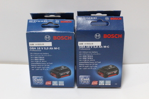 新品箱入 ボッシュ 純正 18V 5.0Ah リチウムイオンバッテリー A1850LIB 2個セット