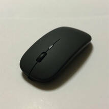 ワイヤレスマウス 黒 Bluetooth 5.0 USB充電式 無線 薄型 静音 g_画像9