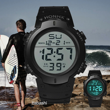HONHX 腕時計 デジタル腕時計 3気圧防水 ダイバーズウォッチ g_画像1