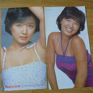 ◆ 榊原郁恵 ピンナップ 3枚◆裏面 大場久美子の画像4