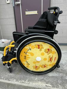 車椅子 車いす 自走式車椅子 プーさん車椅子