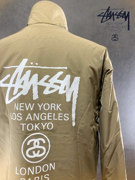 【希少】 STUSSY boa jacket khaki