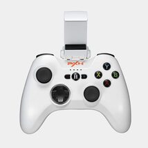 PXN 6603 MFi ゲームコントローラー ワイヤレス Bluetooth ゲームパッド IOS対応 スマホホルダー付き ホワイト MFI認証 (4170-WH)_画像4