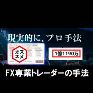 FX 専業トレーダーの手法『プロが実践するサインツール秘伝のFX』教えます！プロ直伝！無裁量トレードの決定版