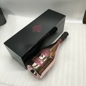 ●ARMAND DE BRIGNAC BRUT ROSE アルマンドブリニャック ロゼ 750ｍｌ 12.5度　ケース付きキズ多い角キズ 未開栓品(uu0208_4_350)