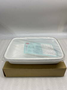 * Noda enamel horn low preservation container ho wai series rek tang ru. type S WRA-S boxed unused goods (u240228_4)