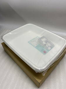 * Noda enamel horn low preservation container ho wai series rek tang ru. type L WRA-L boxed unused goods (u240228_5)