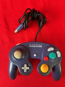 希少品　ニンテンドー ゲームキューブ コントローラー DOL-003 ブルー　Nintendo GameCube 　動作品