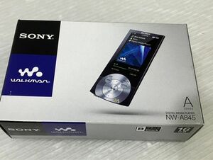 HS892-240225-094【未使用】SONY WALKMAN ウォークマン NW-A845 ブラック 16GB DIGITAL MUSIC PLAYER 箱凹み有