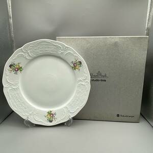  rare [ free shipping ] Rosenthal /Rosenthal/ regular goods / new goods unused / Classic rose / large plate / plate /1 sheets / peak plate / floral print (688)