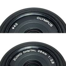 ▼OLYMPUS ZUIKO DIGITAL 25mm 1:2.8 Φ43 パンケーキレンズ 0.2m/0.67ft 撮影機材 カメラレンズ オリンパス_画像7