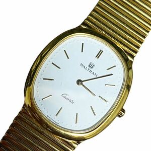 19733 WALTHAM ウォルサム アンティーク 2針 ゴールドカラー 白文字盤 アンティーク ヴィンテージ スクエア 腕時計 ジャンク