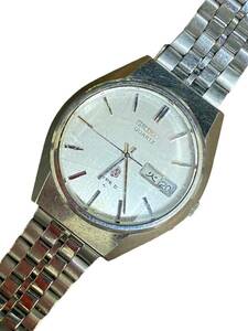 19932 SEIKO セイコー TYPEⅡ タイプ2 4623-8000 シルバー文字盤 デイデイト 3針 メンズ クォーツ QUARTZ QZ 腕時計 中古 ジャンク