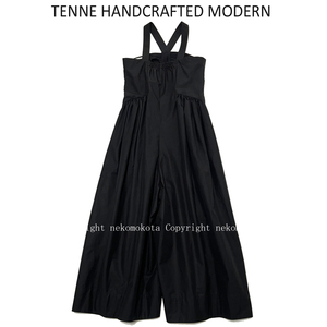  ton hand k rough tedo modern wide all-in-one overall pants black black TENNE HANDCRAFTED MODERN Ishida Yuriko One-piece 