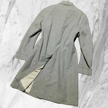 定価130万!!!贅沢カシミヤ100%!!!【ブルネロクチネリ BRUNELLI CUCINELLI】世界最高峰の極上生地◎ チェスターコート グレー 52 XL_画像8