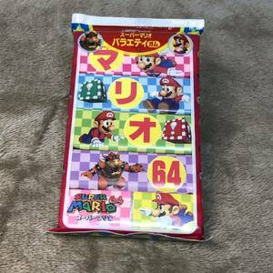 未開封　トップサン　マリオ　食玩　シール　カード　キャンディ　当時　レトロ　レア　任天堂　マリオ64 フィギュア　ガム　お菓子　