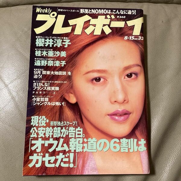 週刊プレイボーイ　工藤静香　櫻井淳子　1995年