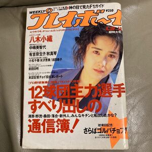 週刊プレイボーイ　1991年（平成3年）八木小織　中嶋美智代