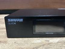 ☆FB074【中古品】 デジタルワイヤレス受信機 ハンドヘルド型送信機 セット　SHURE QLXD4 JB / QLXD2 JB SM58_画像4