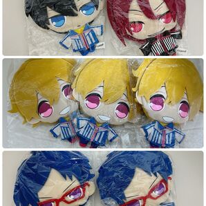 Free! フラットぬいぐるみケース 七瀬遙 松岡凛 葉月渚 竜ヶ崎怜