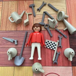 中古プレイモービル ヴィンテージアクセサリー　モビと工具　ドールハウス　ミニチュア　Kindly search playmobil yoru!