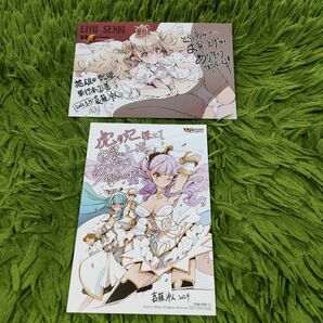 とらのあな 非売品特典 袁藤沖人 英雄戦姫 イラストカード2点セット