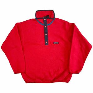 2002年製 patagonia snapT スナップT kids XLサイズ レッド パタゴニア フリース プルオーバー ジャケット キッズ ヴィンテージ