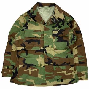 90s 米軍 BDU ウッドランドカモ ジャケット SMALL-XSHORT ミリタリー シャツ 迷彩 COAT HOT WEATHER ARMY ヴィンテージ