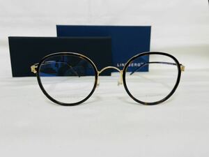 【リンドバーグ メガネフレーム】LINDBERG AIR TITANIUM 48□21-145 COL.03 NO.JORN チタンフレーム 鼈甲柄 ゴールド