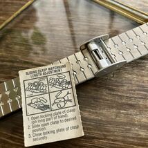 18mm 銀色　時計バンド　時計ベルト　砂時計デザイン　金属　中古品_画像5