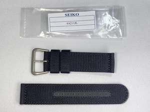 4A211JL SEIKO 22mm ナイロンバンド ブラック SNZG15K1/7S36-03J0他用 ネコポス送料無料