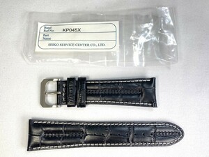 KP045X SEIKO WIRED 22mm 純正革ベルト カーフ ブラック AGAW422/VK67-K090用 ネコポス送料無料