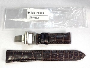 L0E5028J9 SEIKO Presage 20mm original leather belt buckle attaching crocodile Brown SARX041/6R15-03N0 other for cat pohs free shipping 