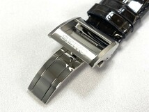 L0BG012J9 SEIKO アストロン 24mm 純正革ベルト クロコダイル ブラック SBXA038/7X52-0AK0用 送料無料_画像5