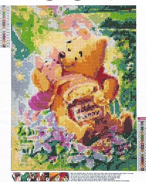 ダイヤモンドアート 完成品