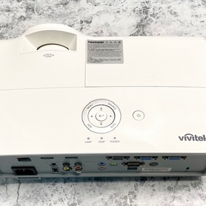 T3355 VIVItek/ヴィヴィテック DLPプロジェクター DX831 ランプ使用時間97/849 バッグ、リモコン、取扱説明書付きの画像6